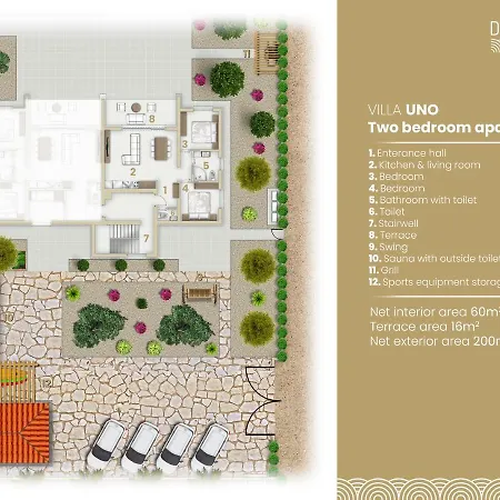 Apartmán Due - Beautiful Dobropoljana